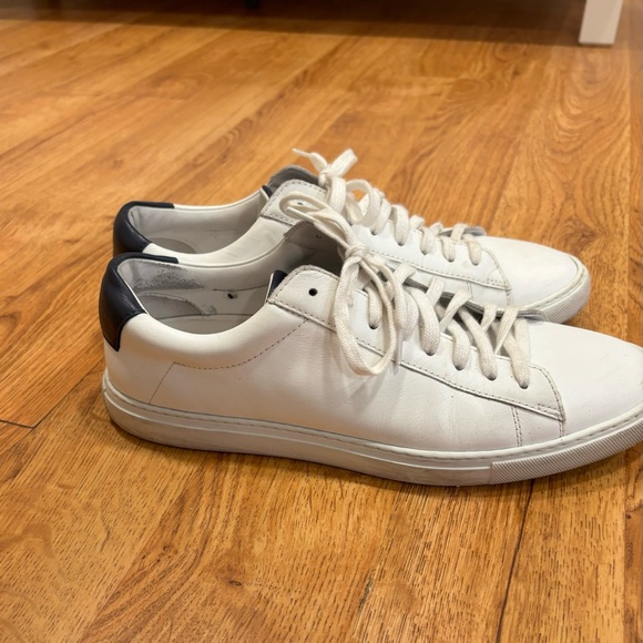 Oliver Cabell Leather Sneakers - Low 1 | Ocean - Picture 4 of 6